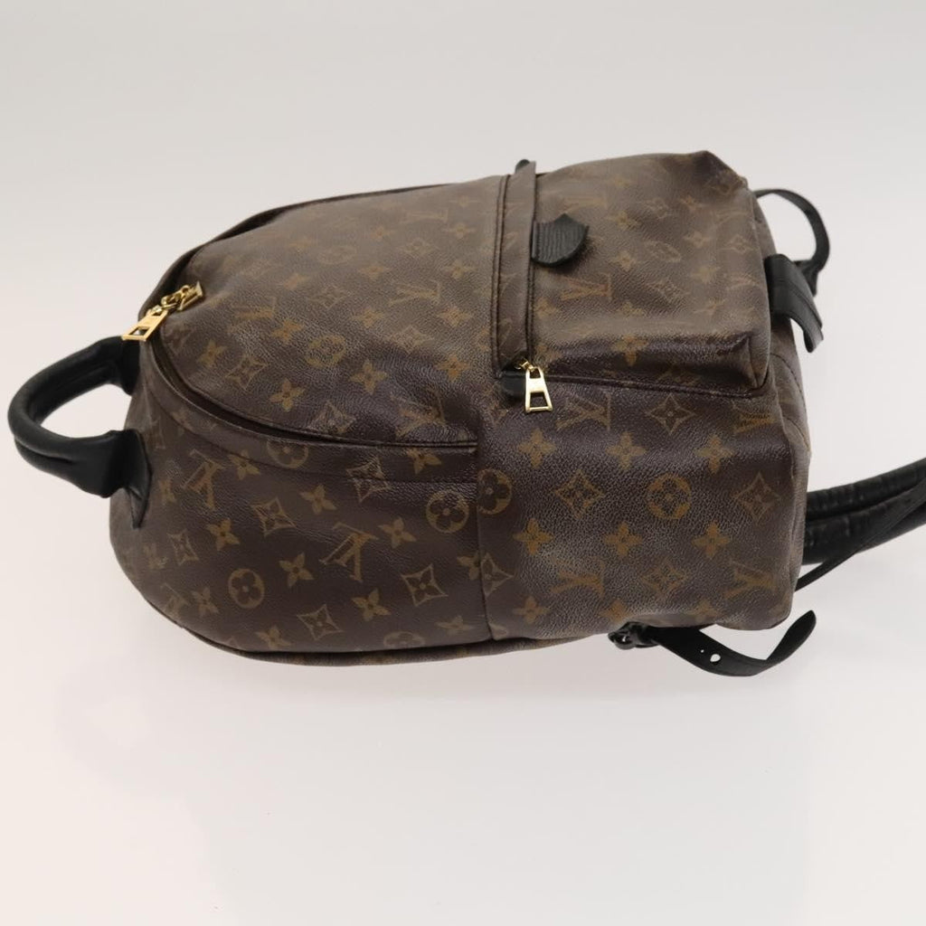 Louis Vuitton Palm Springs Backpack Monogram Canvas Brown Canvas Backpack Bag (Authentic  )