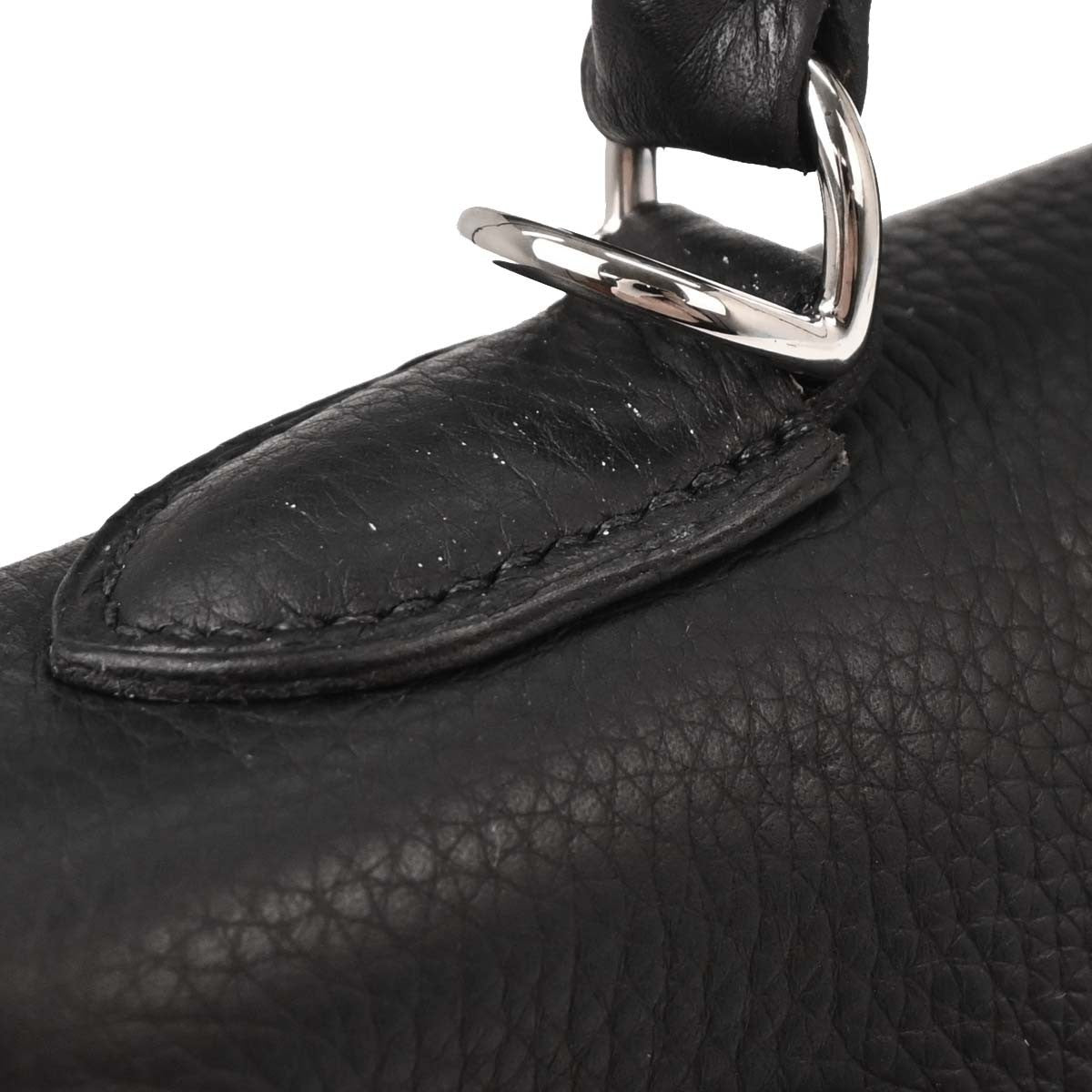 Hermes Kelly Handbag Black Togo With Gold Hardware Black Togo_Leather Handbag (Authentic  )