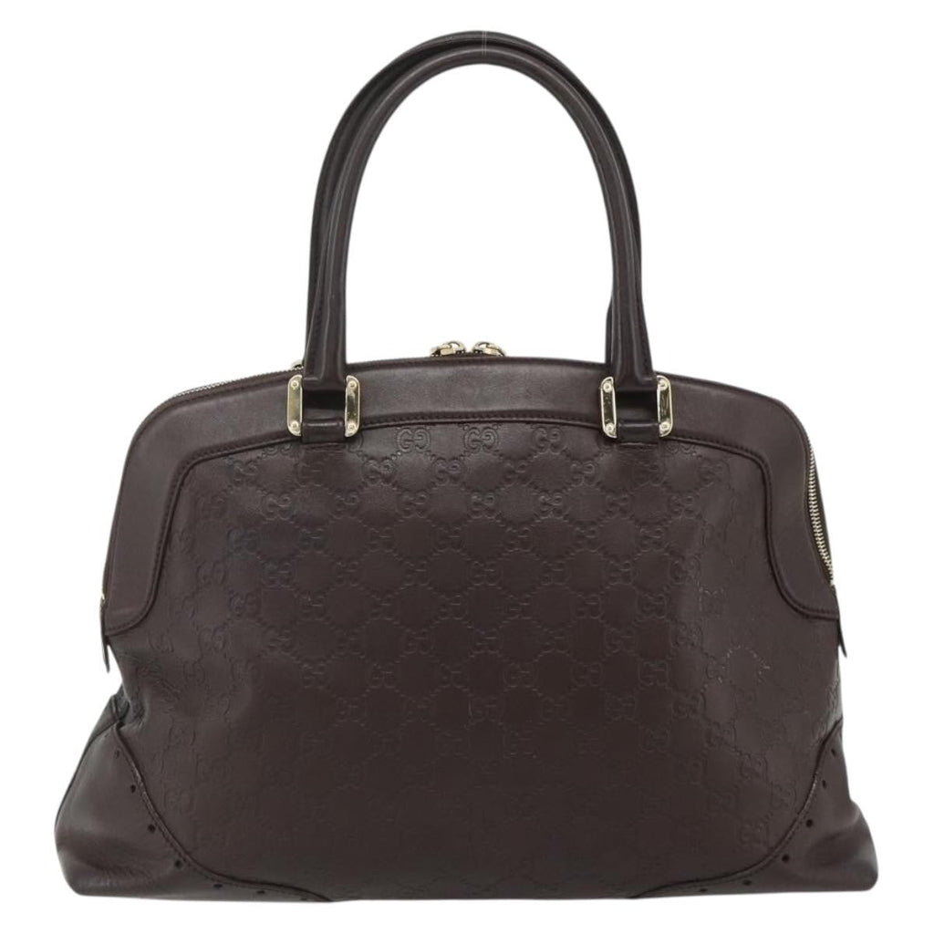 Gucci Guccissima Shoulder Bag Brown Canvas Handbag ( )