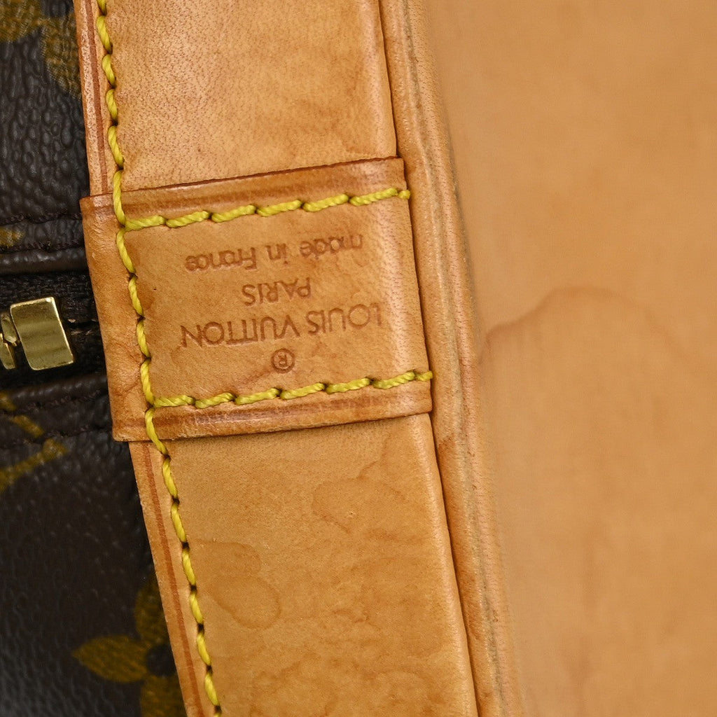 Louis Vuitton Alma Handbag Monogram Canvas Brown Canvas Handbag ( )
