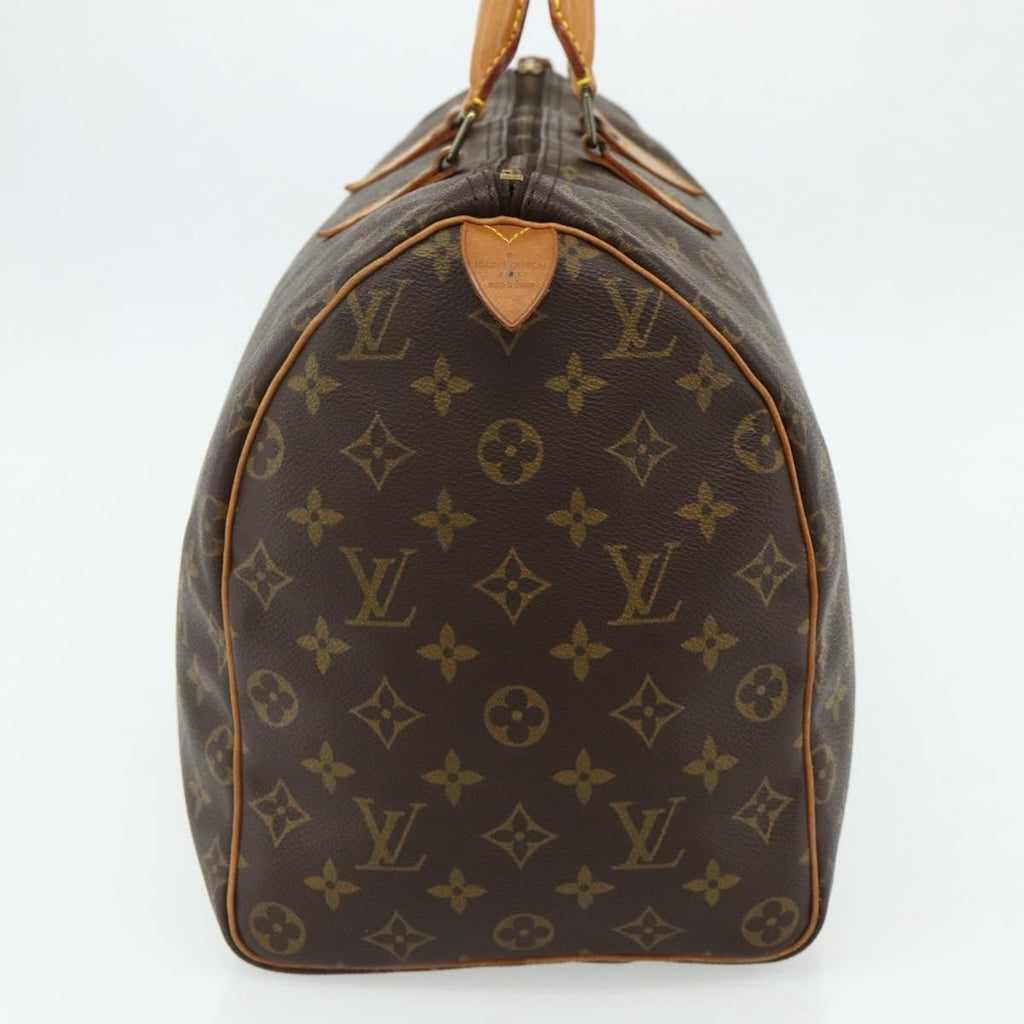 Louis Vuitton Speedy Handbag Monogram Canvas Brown Canvas Handbag ( )