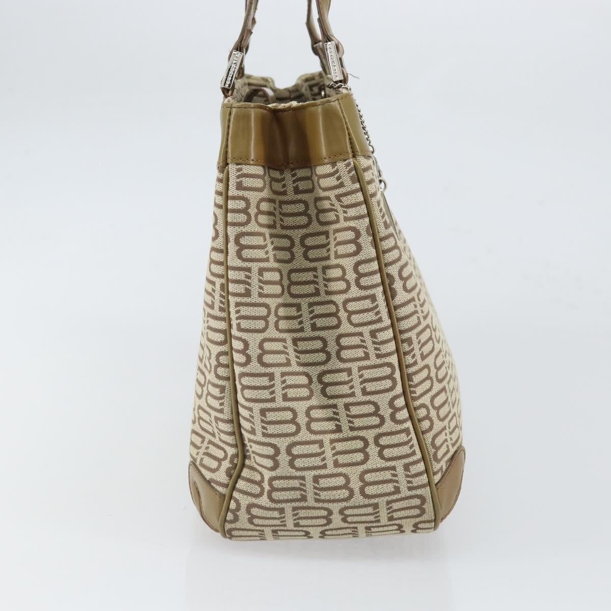 Balenciaga Vintage Handbag Canvas Beige Canvas Handbag (Authentic  )