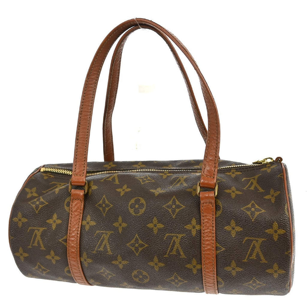Louis Vuitton Papillon Handbag Monogram Canvas Brown Canvas Handbag ( )