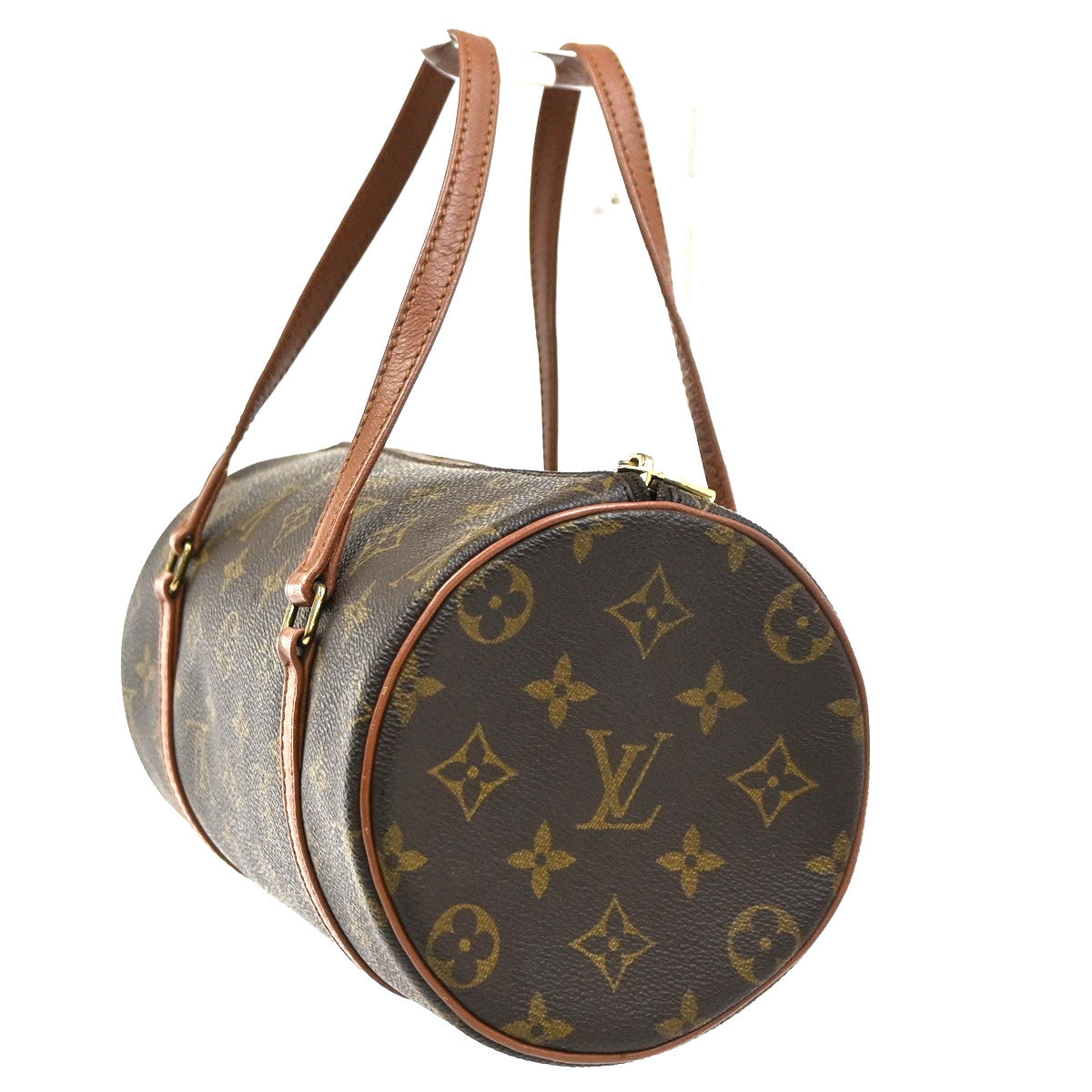 Louis Vuitton Papillon Handbag Monogram Canvas Brown Canvas Handbag ( )
