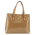 Louis Vuitton Brentwood Handbag Monogram Vernis Brown Patent_Leather Bag (Authentic  )