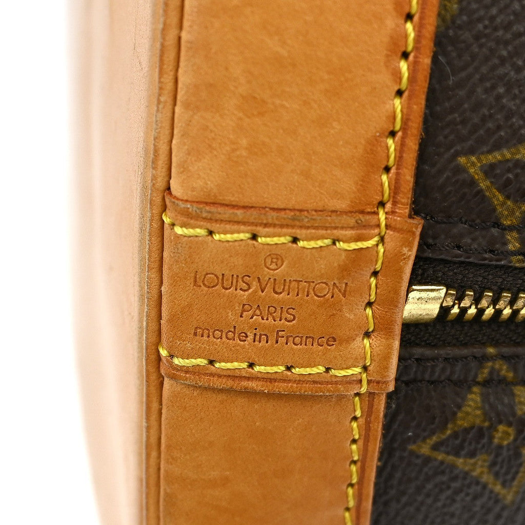 Louis Vuitton Alma Handbag Monogram Canvas Brown Canvas Handbag ( )