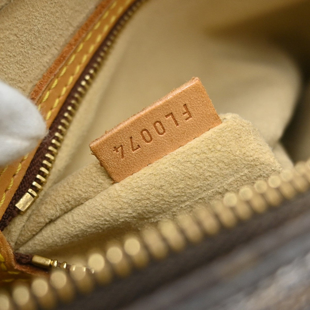 Louis Vuitton Monogram Looping Handbag Monogram Canvas Brown Canvas Handbag (Authentic  )