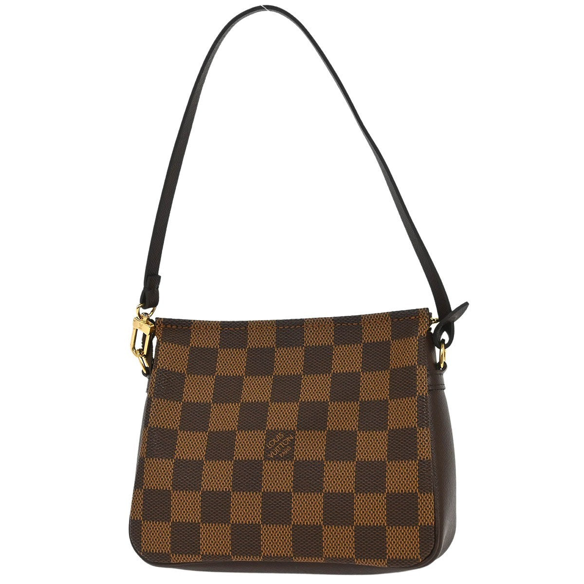 Louis Vuitton Trousse Make Up Bag Damier Canvas Brown Canvas Handbag (Authentic  )