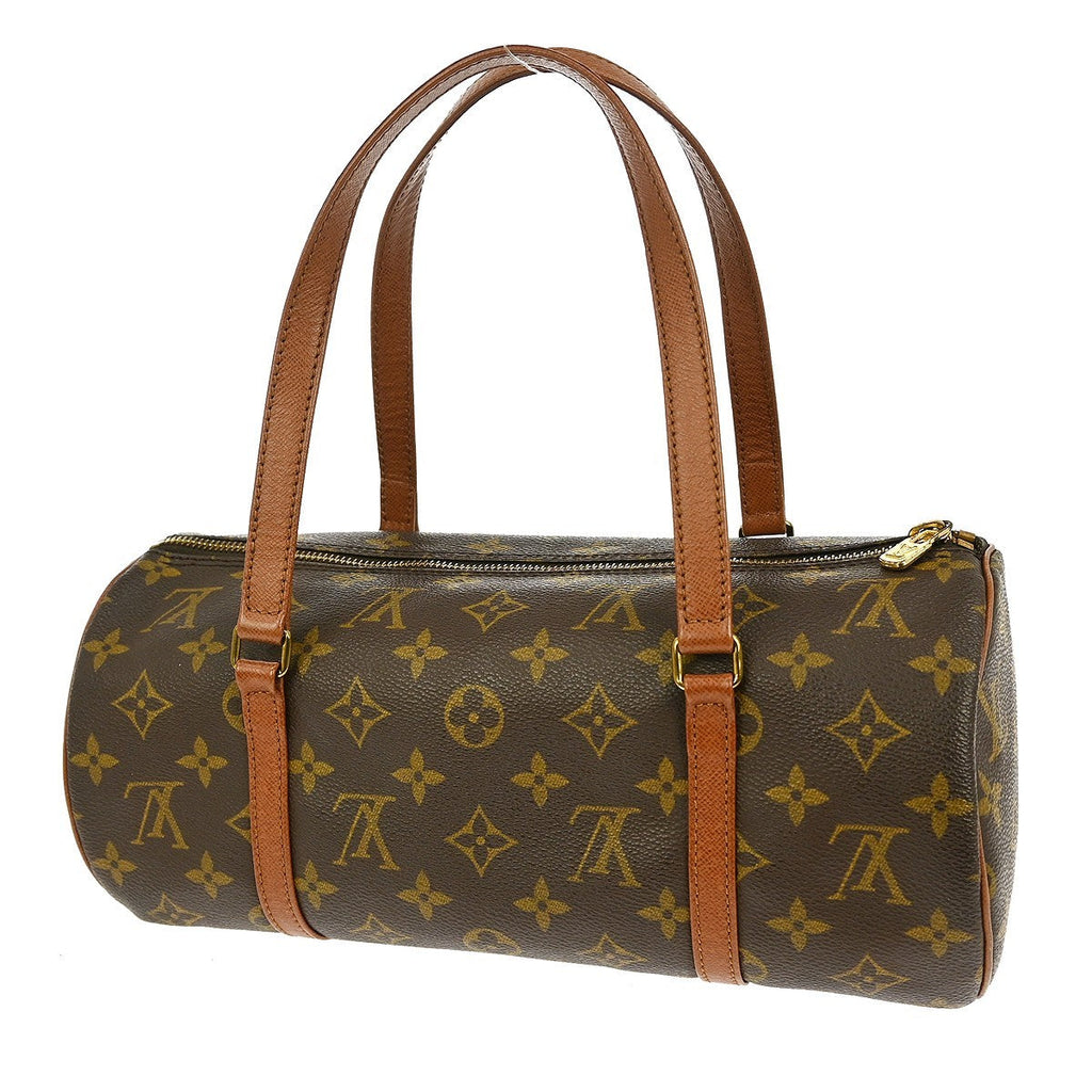 Louis Vuitton Papillon Handbag Monogram Canvas Brown Canvas Handbag ( )
