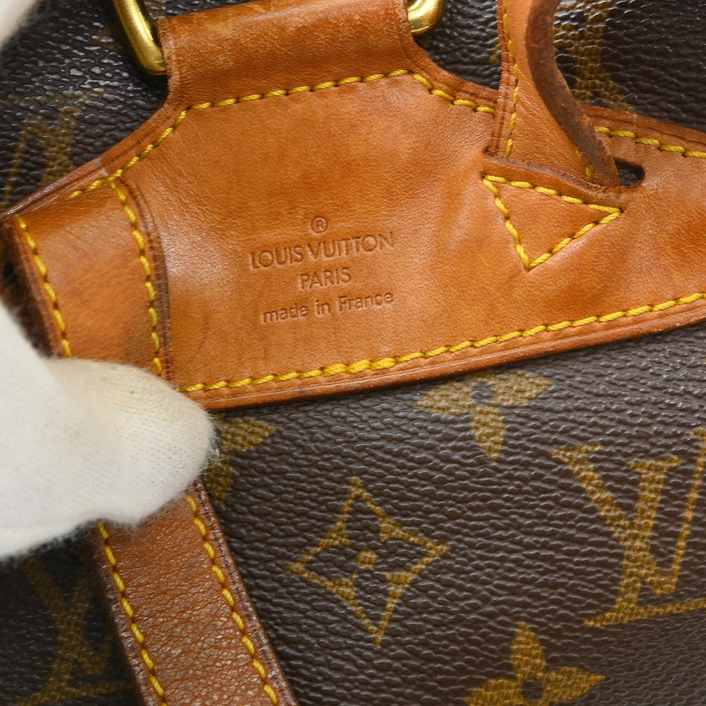 Louis Vuitton Vintage Montsouris Backpack Monogram Canvas Brown Canvas Backpack Bag ( )