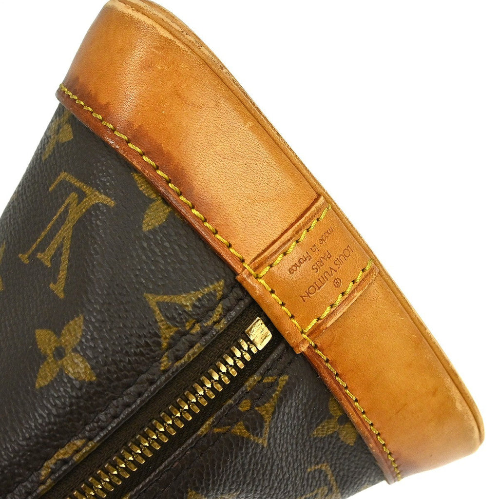 Louis Vuitton Alma Handbag Monogram Canvas Brown Canvas Handbag ( )