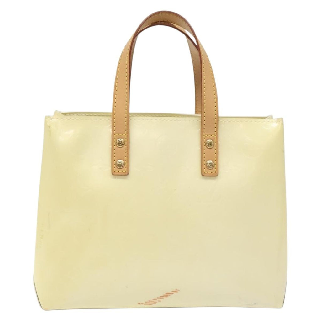 Louis Vuitton Reade Handbag Monogram Vernis Beige Patent_Leather Bag (Authentic  )