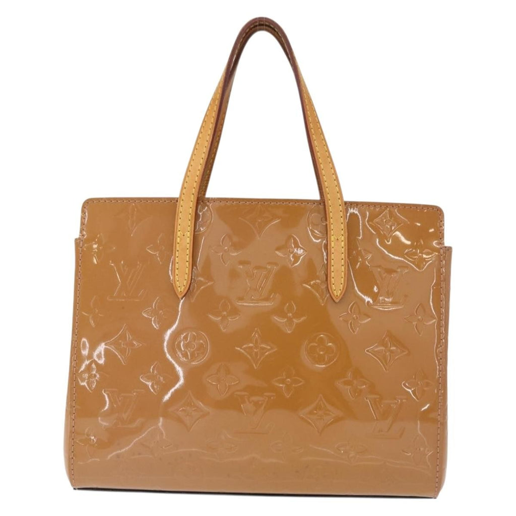 Louis Vuitton Catalina Handbag Monogram Vernis Pink Patent_Leather Handbag (Authentic  )