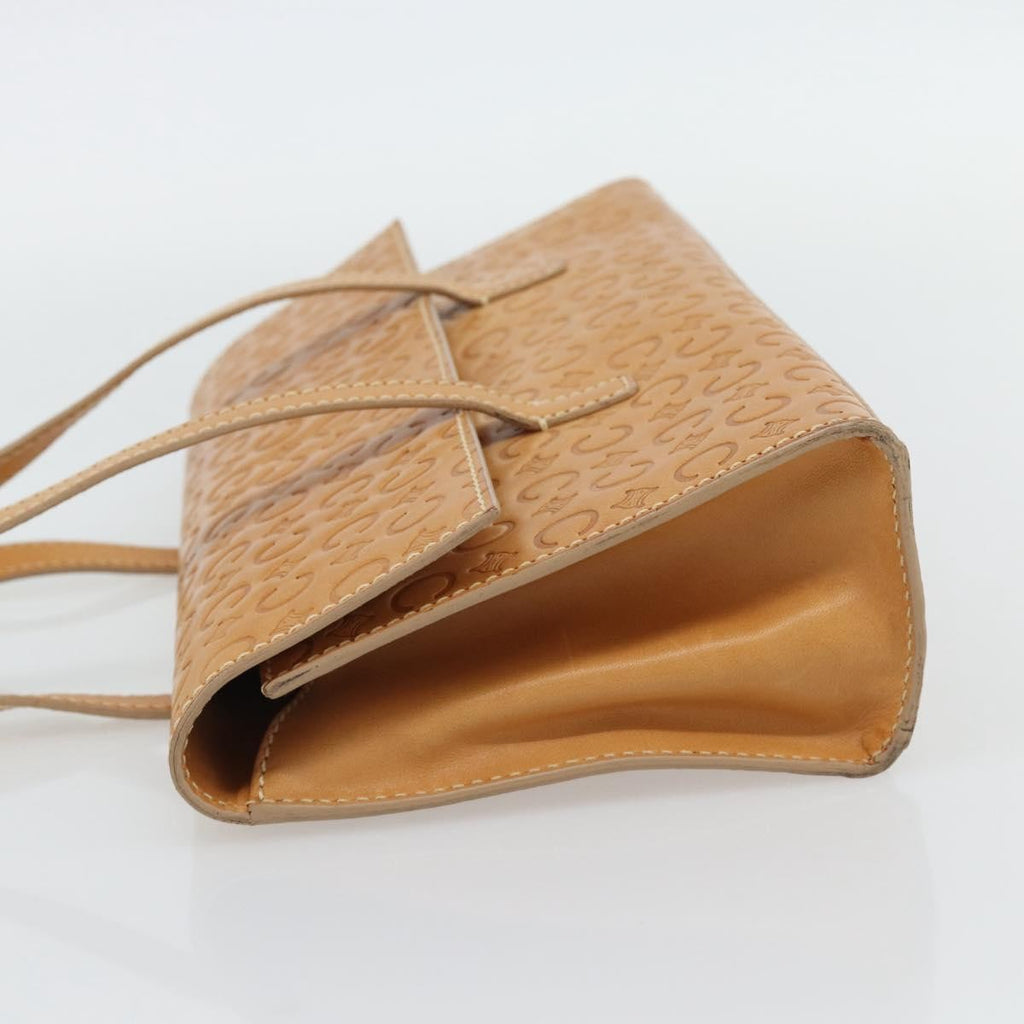 Celine C Macadam Handbag Canvas Beige Canvas Handbag ( )