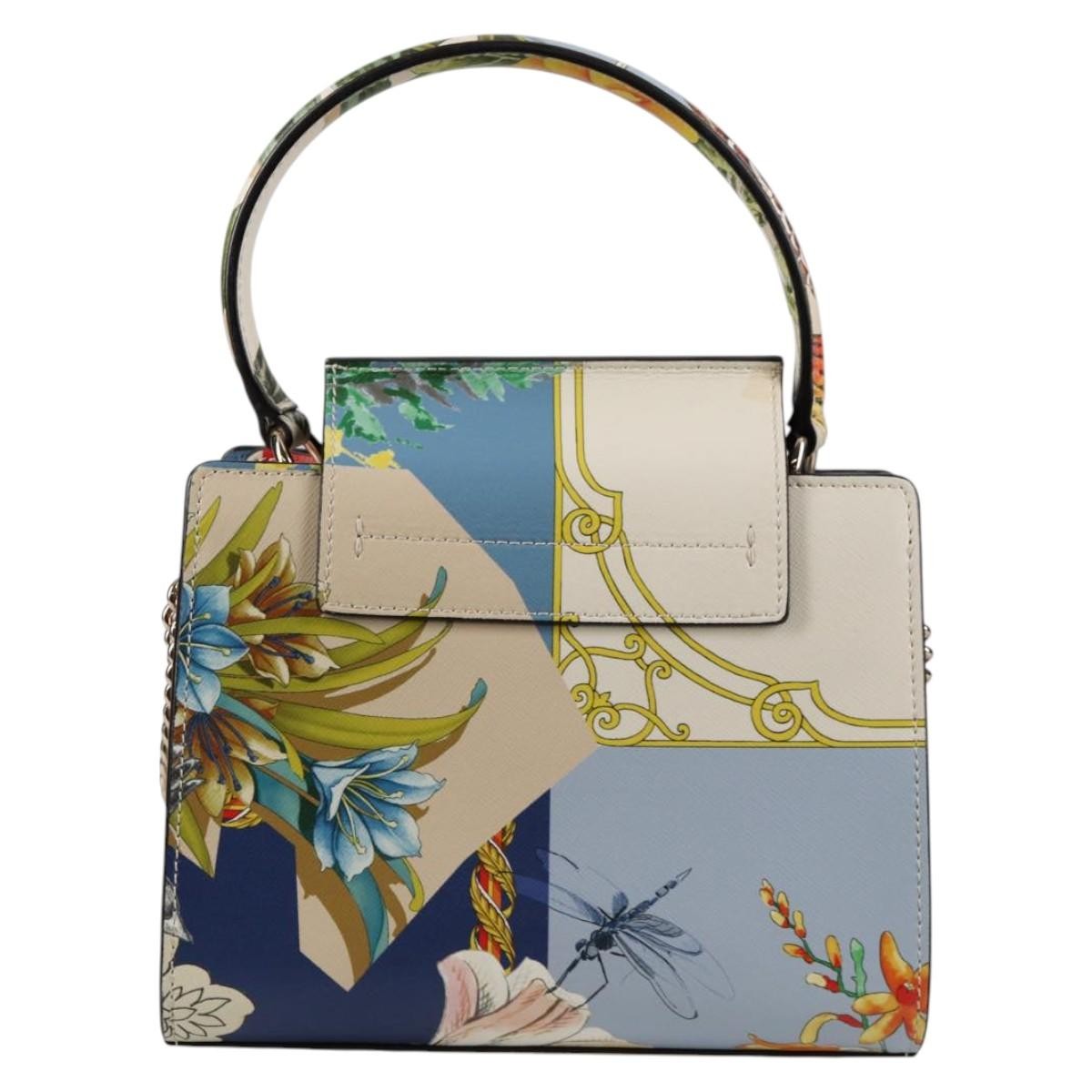 Salvatore Ferragamo Vala Handbag Leather Multicolour Leather Handbag (Authentic  )