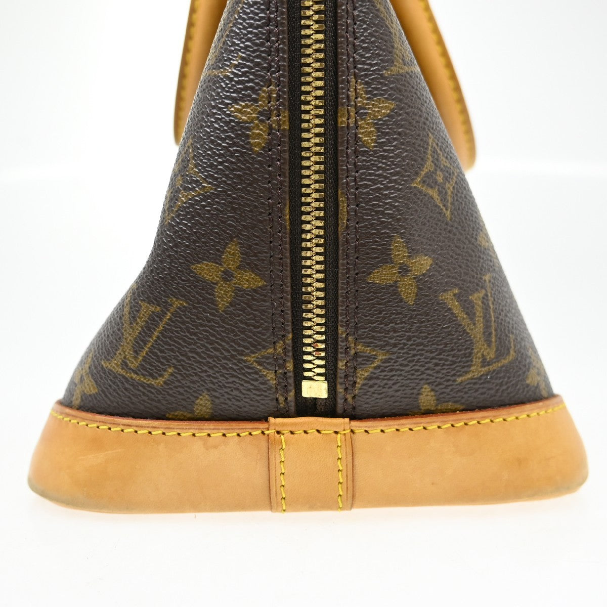 Louis Vuitton Alma Handbag Monogram Canvas Brown Canvas Handbag ( )