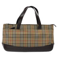 Burberry Nova Check Handbag Nova Check Canvas And Leather Beige Canvas Handbag (Authentic  )
