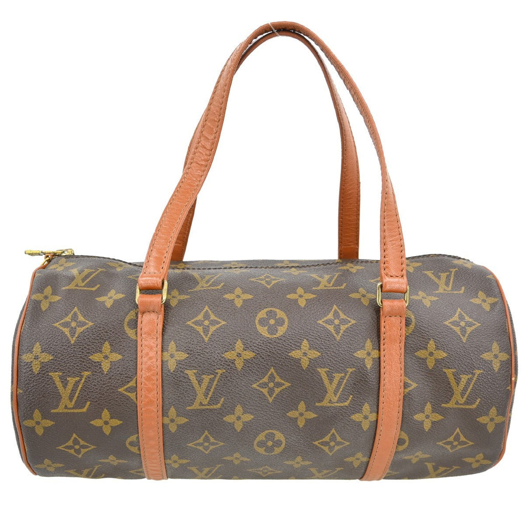 Louis Vuitton Papillon Handbag Monogram Canvas Brown Canvas Handbag ( )