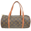 Louis Vuitton Papillon Handbag Monogram Canvas Brown Canvas Handbag ( )