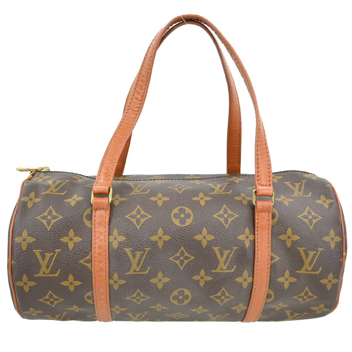 Louis Vuitton Papillon Handbag Monogram Canvas Brown Canvas Handbag ( )