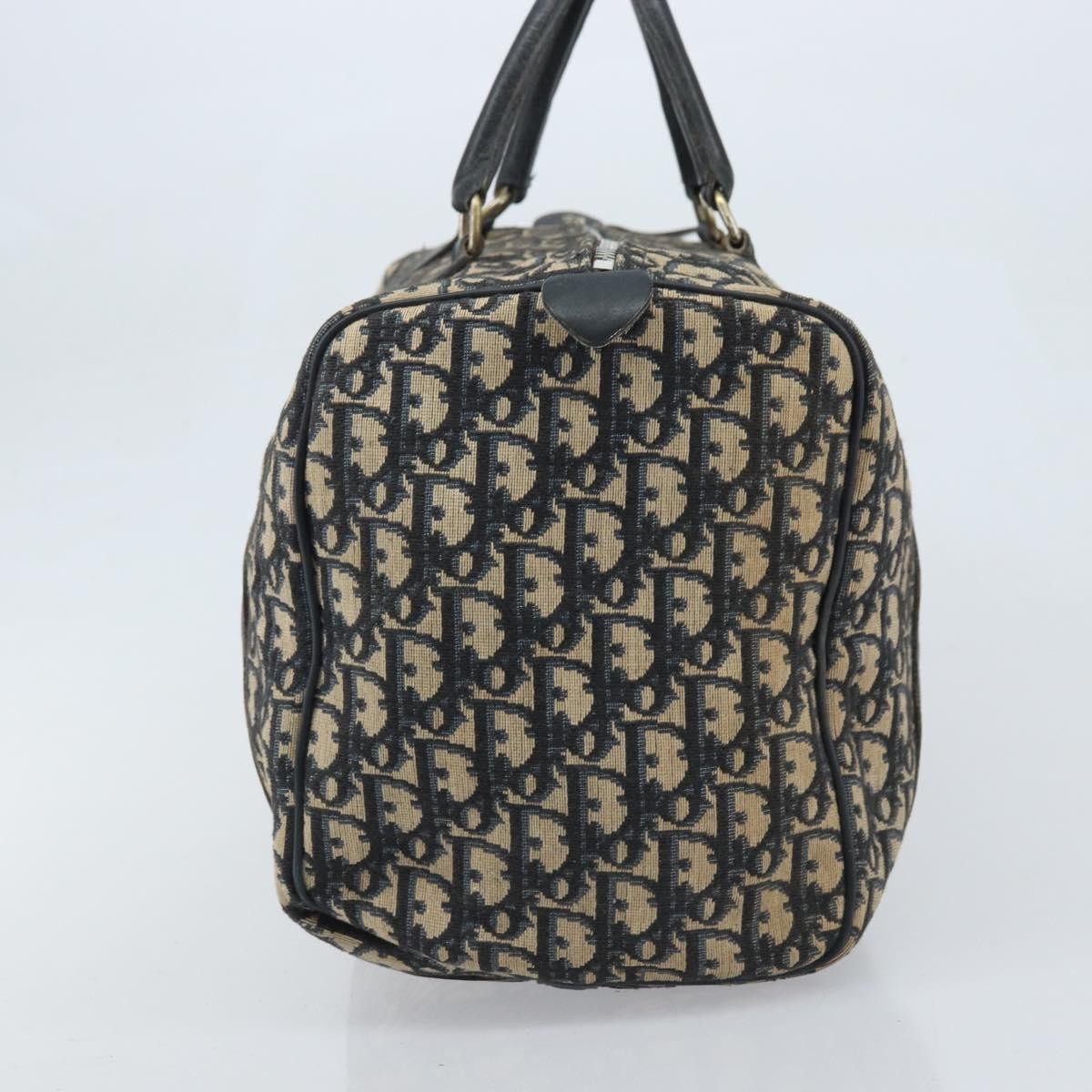 Christian Dior Vintage Trotter Handbag Canvas Navy Canvas Handbag ( )
