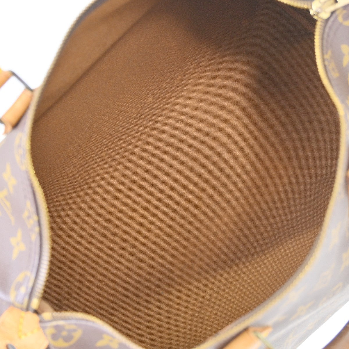 Louis Vuitton Speedy Handbag Monogram Canvas Brown Canvas Handbag ( )