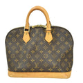 Louis Vuitton Alma Handbag Monogram Canvas Brown Canvas Handbag ( )
