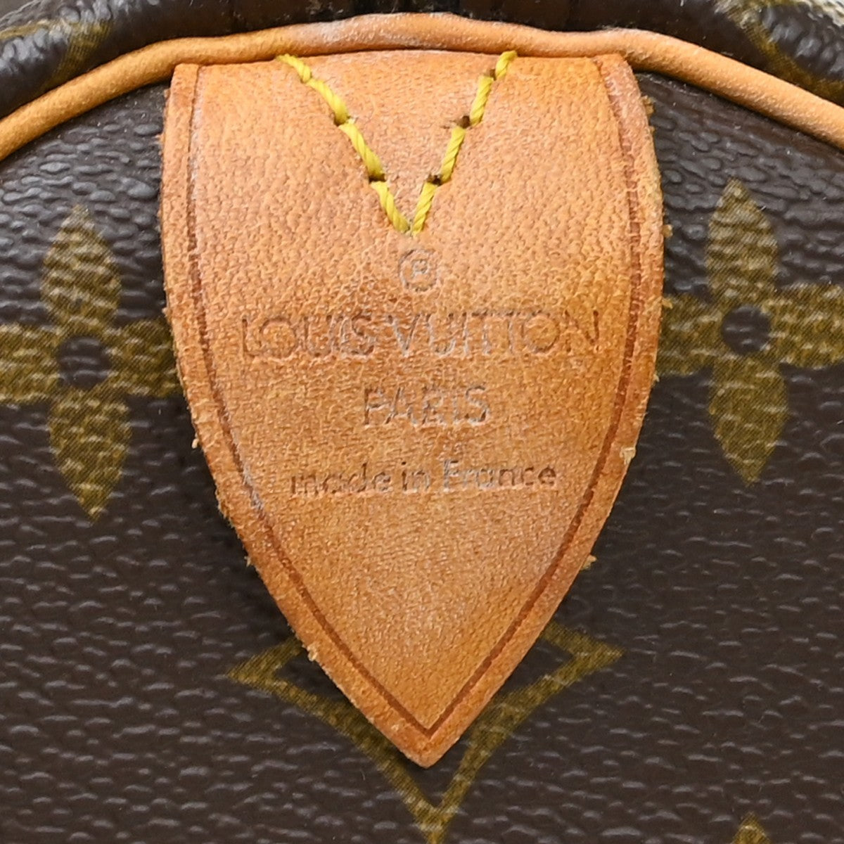 Louis Vuitton Speedy Handbag Monogram Canvas Brown Canvas Handbag ( )
