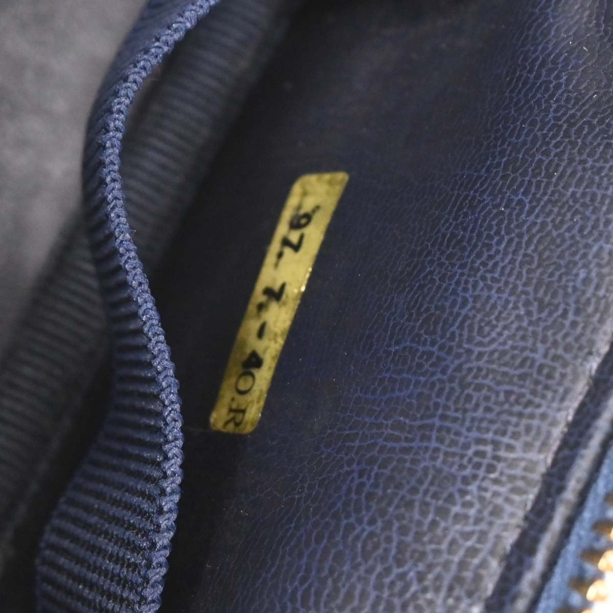 Chanel Vintage Cc Vanity Case Denim Blue Denim_Jeans Handbag (Authentic  )