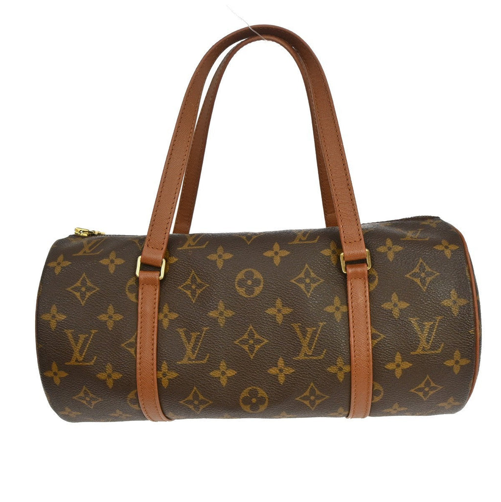 Louis Vuitton Papillon Handbag Monogram Canvas Brown Canvas Handbag ( )