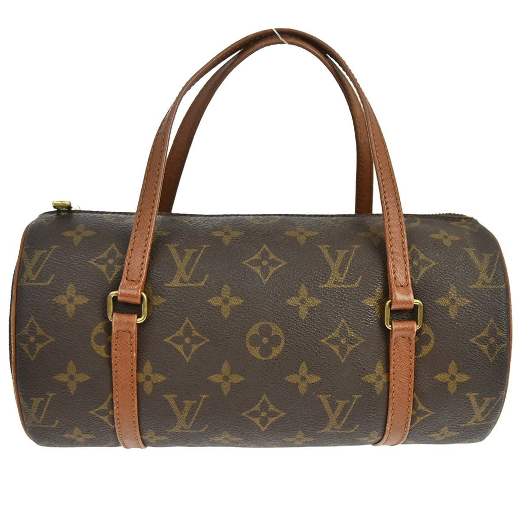 Louis Vuitton Papillon Handbag Monogram Canvas Brown Canvas Handbag ( )