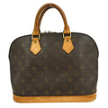 Louis Vuitton Alma Handbag Monogram Canvas Brown Canvas Handbag ( )