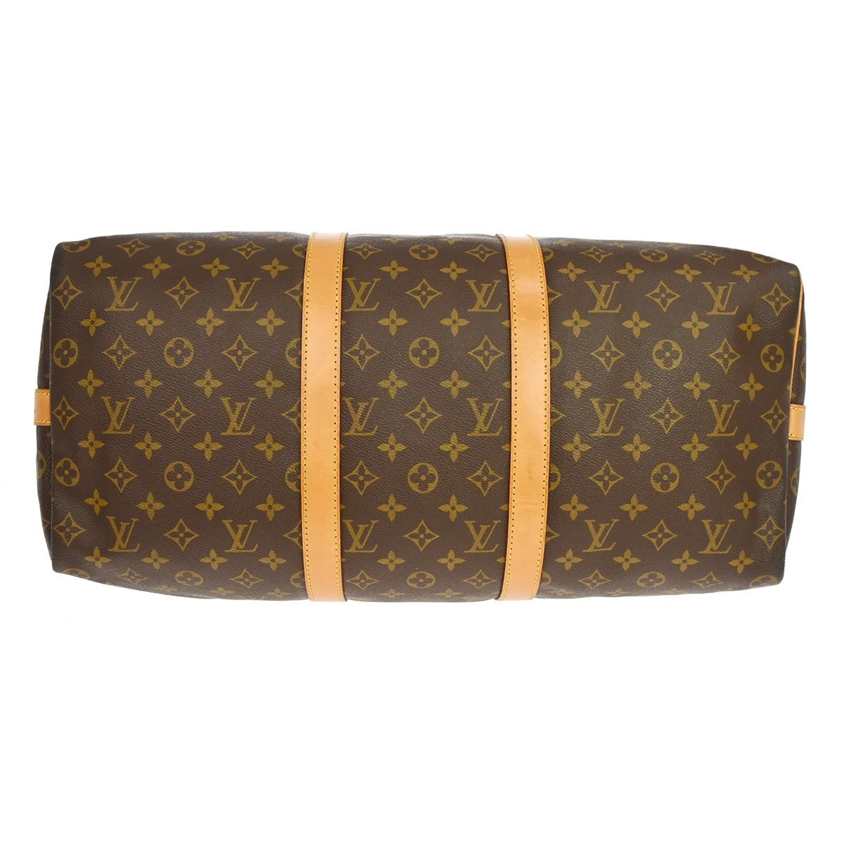 Louis Vuitton Keepall Bandouliere Bag Monogram Canvas Brown Canvas Handbag ( )