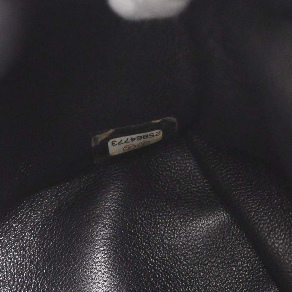 Chanel Waterfall Backpack Sequins With Leather Black Leather Backpack Bag (Authentic  )