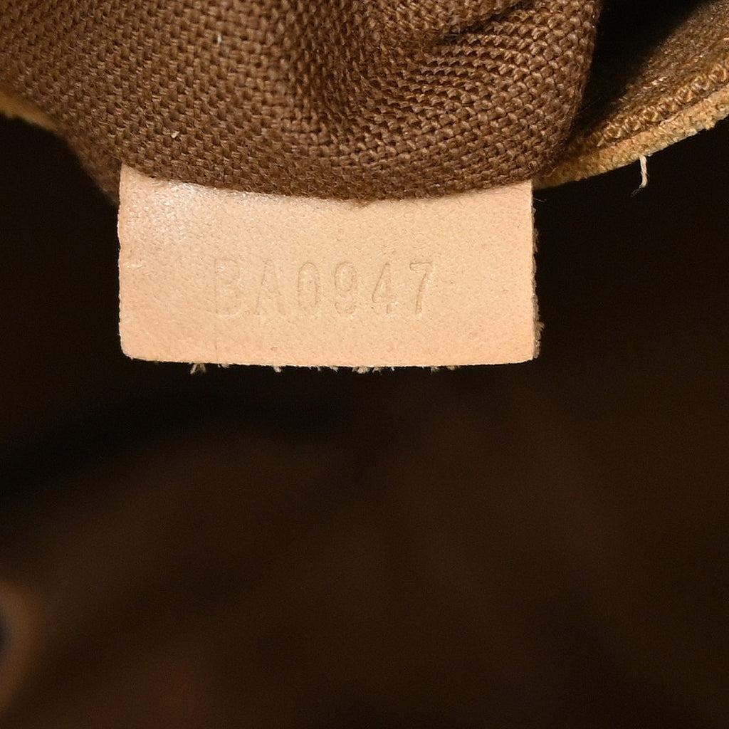 Louis Vuitton Alma Handbag Monogram Canvas Brown Canvas Handbag ( )