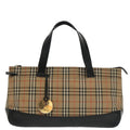 Burberry Nova Check Handbag Nova Check Canvas Beige Canvas Handbag (Authentic  )
