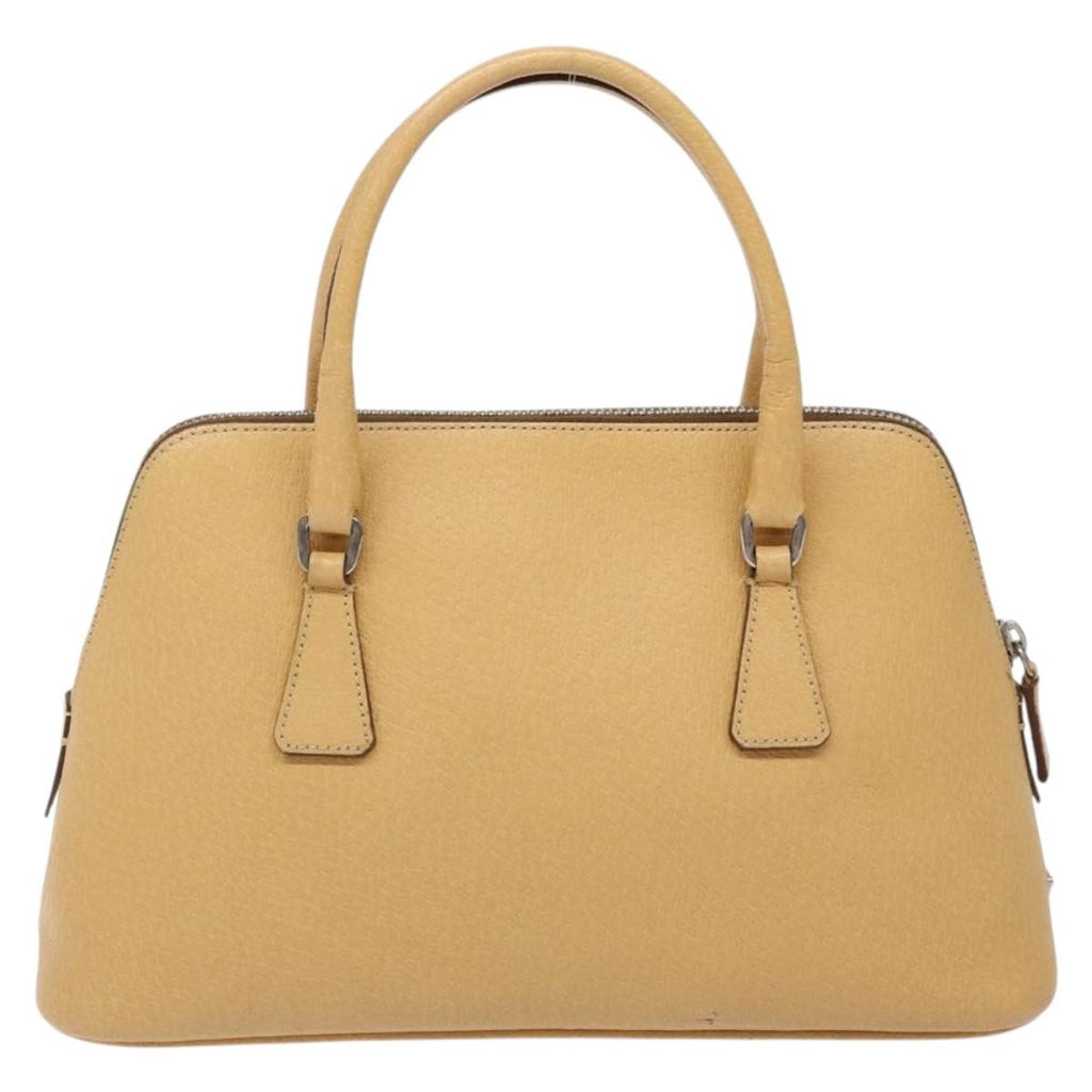 Prada Cuir Promenade Bag Saffiano Leather Beige Leather Handbag (Authentic  )