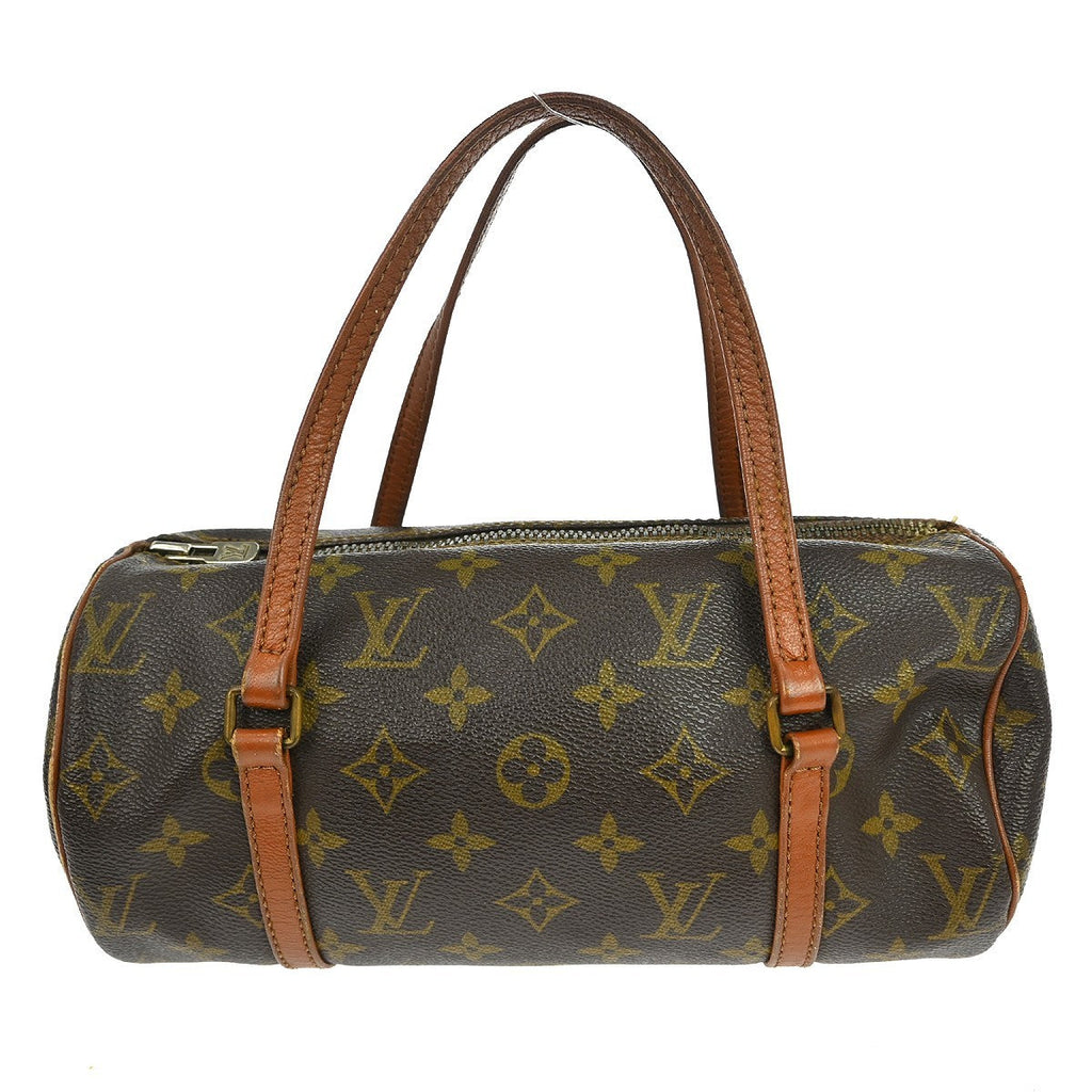 Louis Vuitton Papillon Handbag Monogram Canvas Brown Canvas Handbag ( )