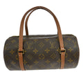 Louis Vuitton Papillon Handbag Monogram Canvas Brown Canvas Handbag ( )