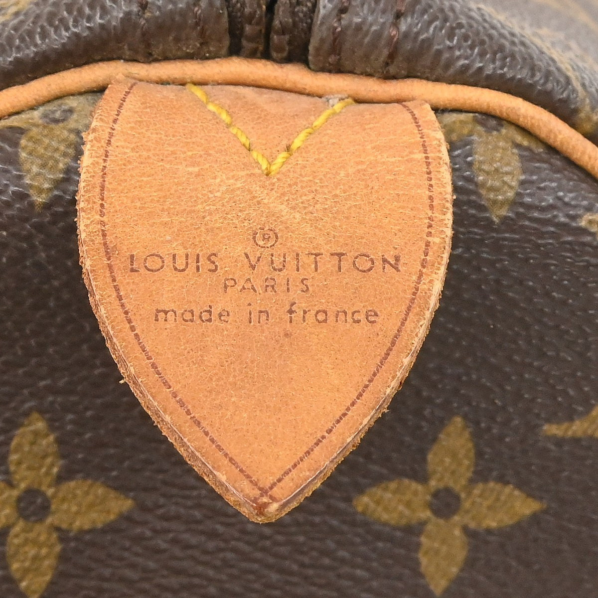 Louis Vuitton Speedy Handbag Monogram Canvas Brown Canvas Handbag ( )