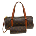 Louis Vuitton Papillon Handbag Monogram Canvas Brown Canvas Handbag ( )