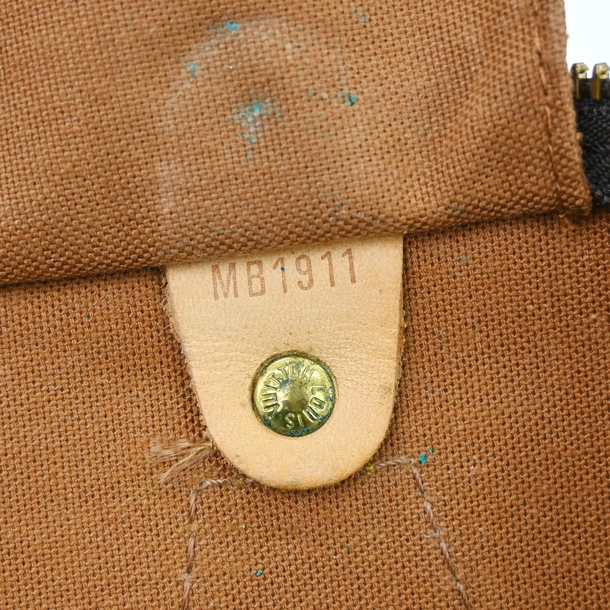 Louis Vuitton Speedy Handbag Monogram Canvas Brown Canvas Handbag ( )