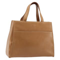 Loewe Anagram Handbag Leather Brown Leather Handbag ( )
