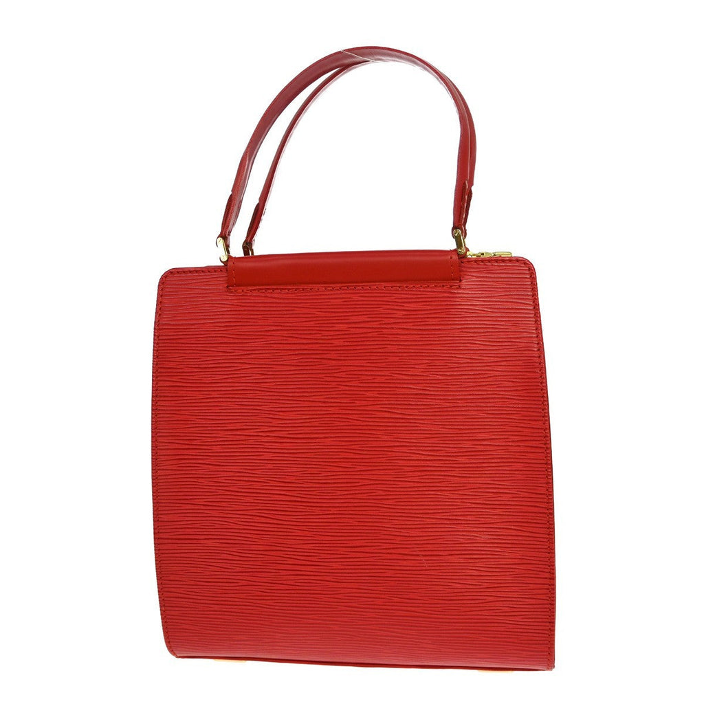 Louis Vuitton Figari Handbag Epi Leather Red Leather Handbag ( )
