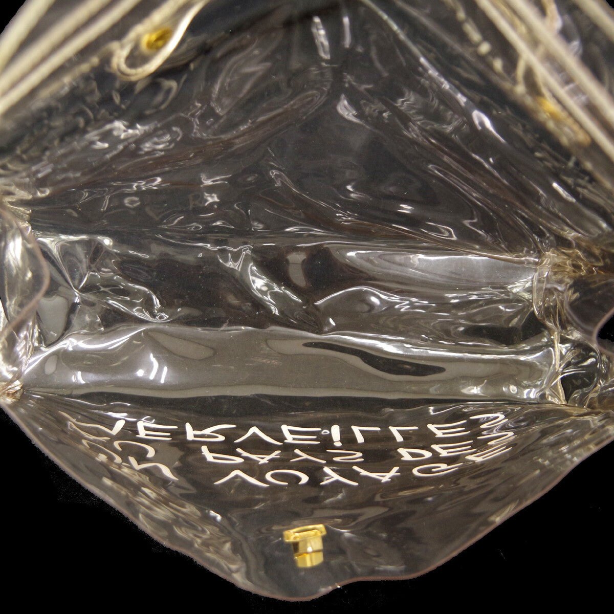 Hermes Kelly Souvenir Bag Vinyl Clear Plastic Handbag (Authentic  )