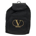 Valentino Garavani Backpack Nylon Black Nylon Backpack Bag (Authentic  )