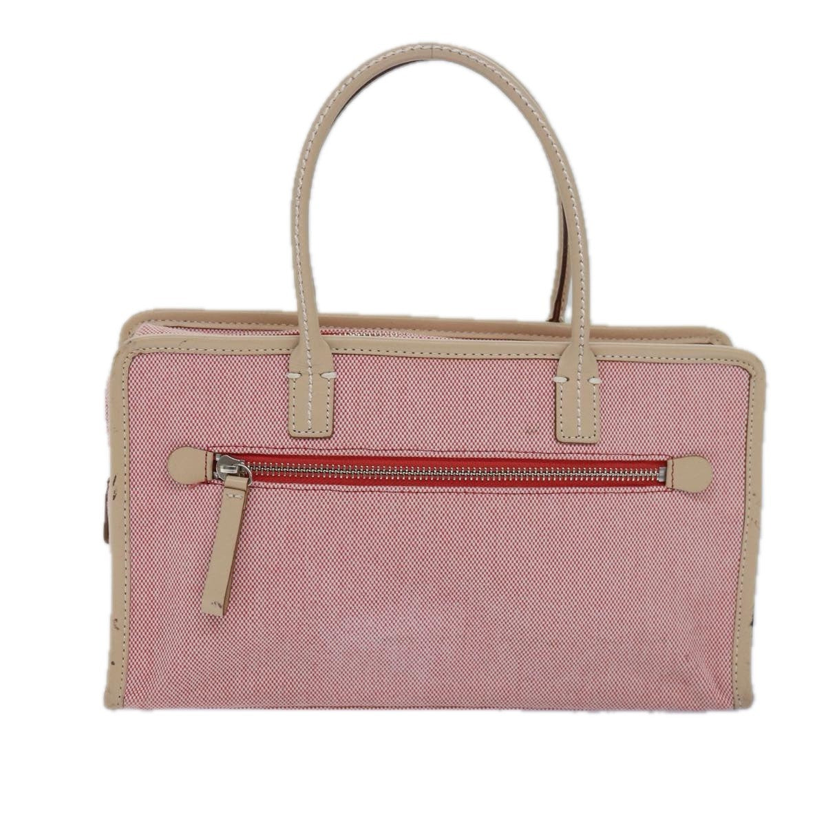 Burberry Blue Label Handbag Canvas Pink Canvas Handbag ( )
