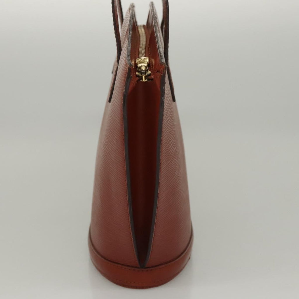 Louis Vuitton Saint Jacques Handbag Epi Leather Brown Leather Handbag (Authentic  )