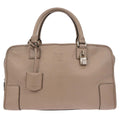 Loewe Amazona Bag Leather Beige Leather Handbag (Authentic  )
