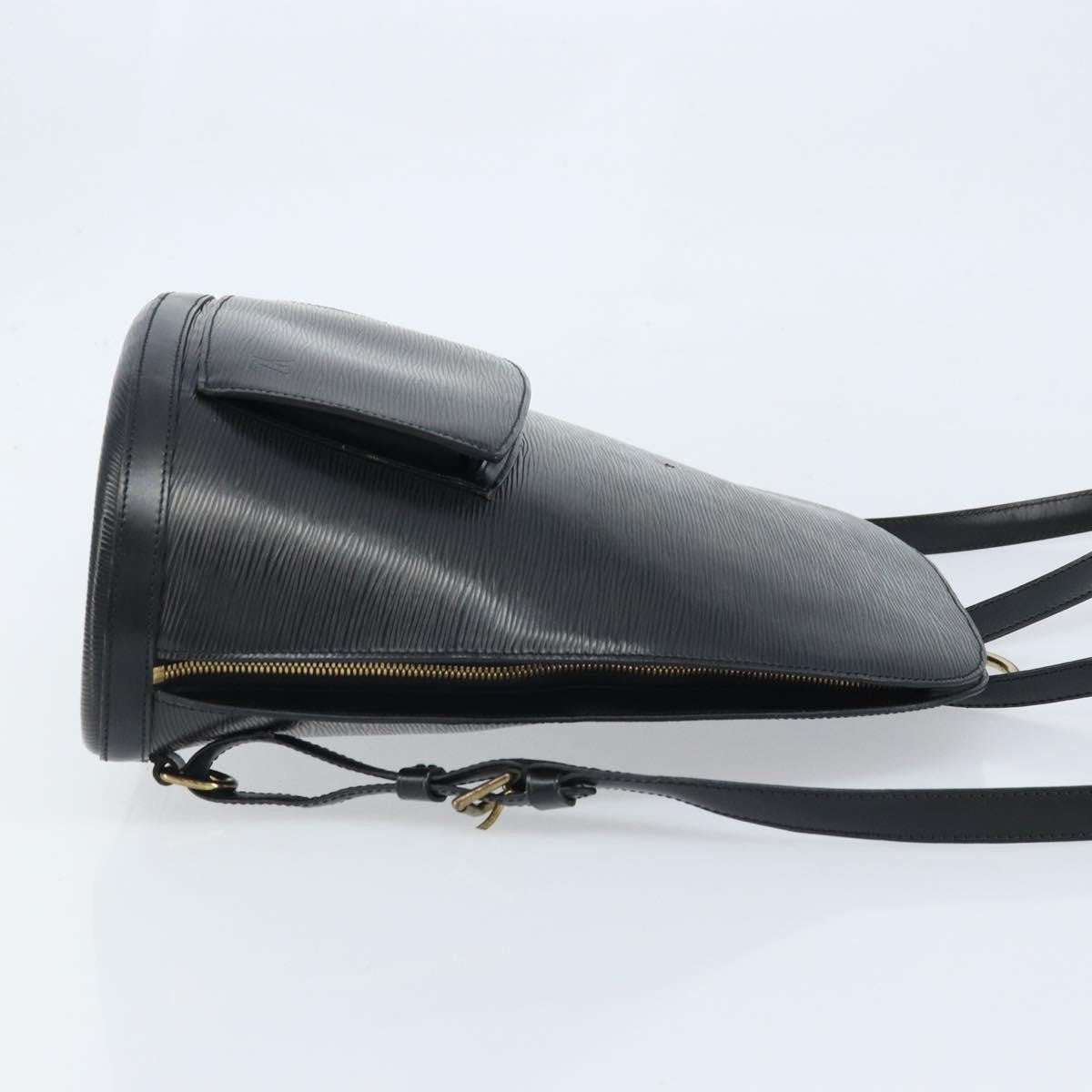 Louis Vuitton Gobelins Backpack Epi Leather Black Leather Backpack Bag (Authentic  )